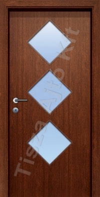 D standard üveges dekor beltéri beltéri ajtó